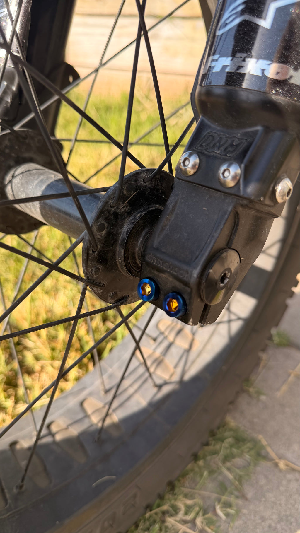 Super73 Front Wheel Pinch Bolts