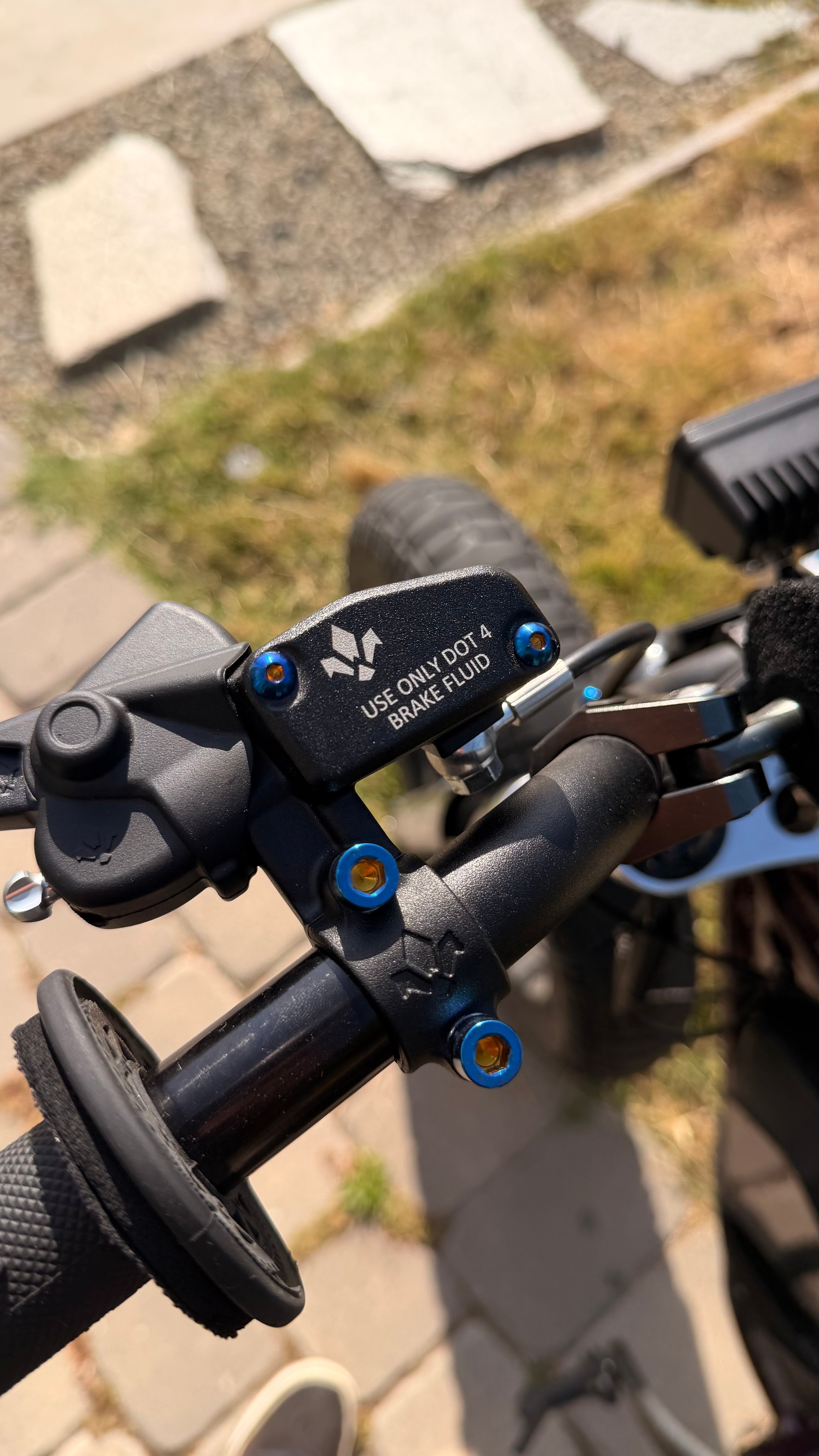 Formula e-moto brake Titanium Bolt set