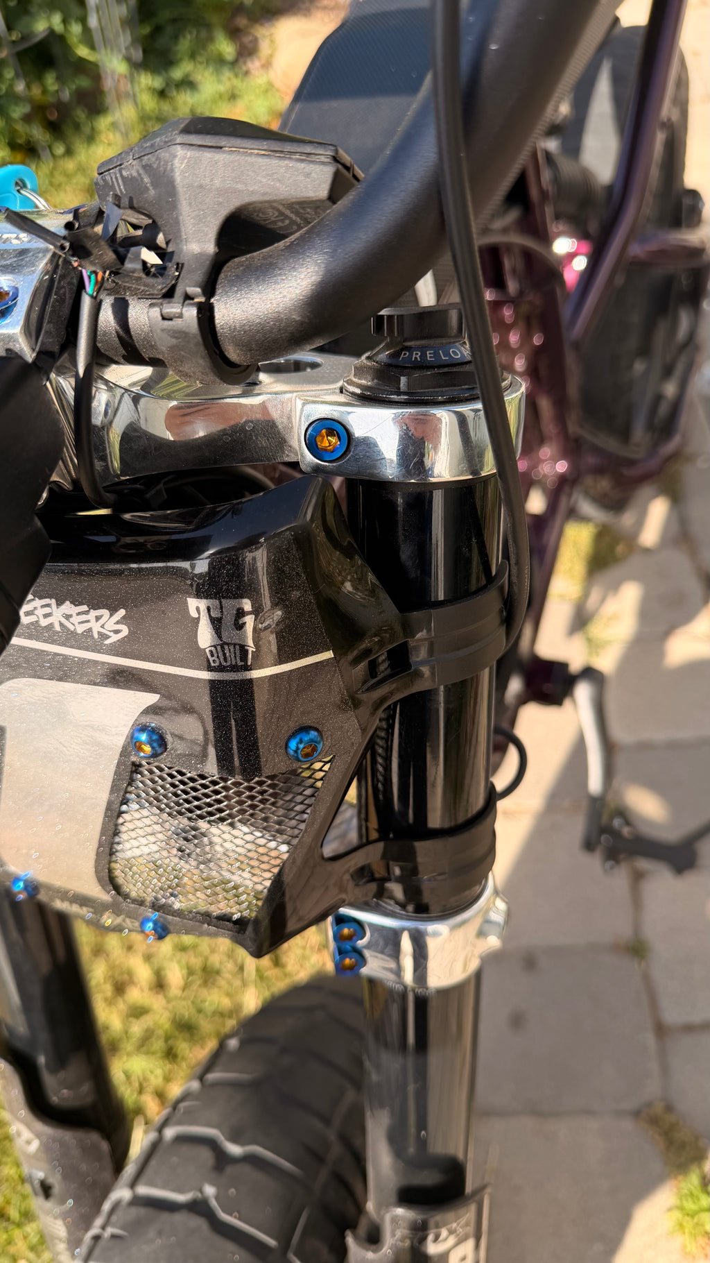 Super73 Triple clamp bolts